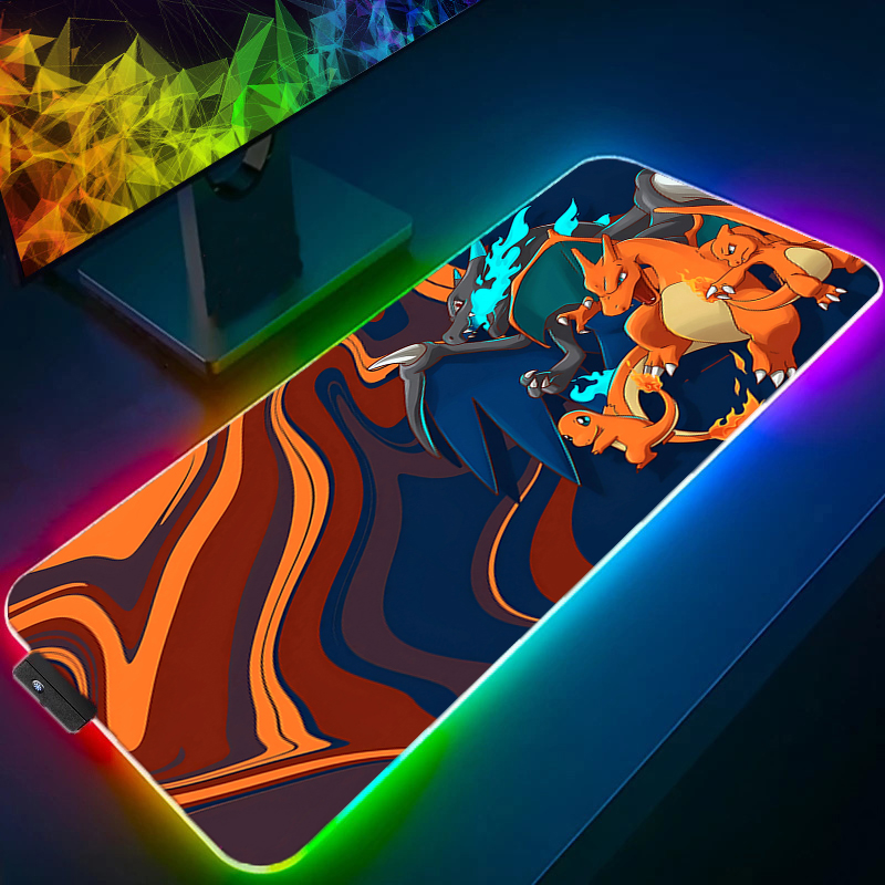 Rgb Mousepad - LED Işık sümen XXL Bilgisayar P-pokemon