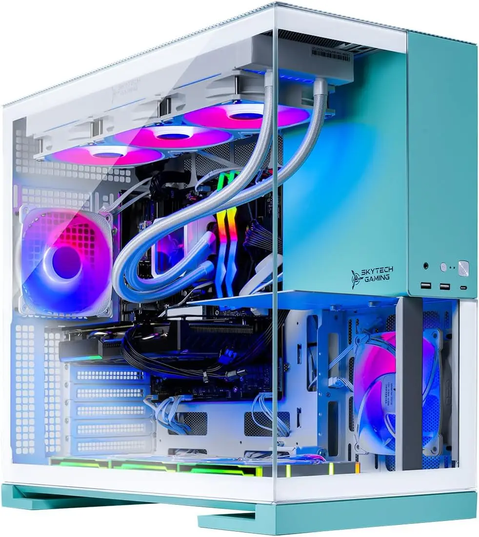Pc Gaming Nvidia 5080 - Skytech Gaming Aqua Masaüstü Bilgisayar, Ryzen