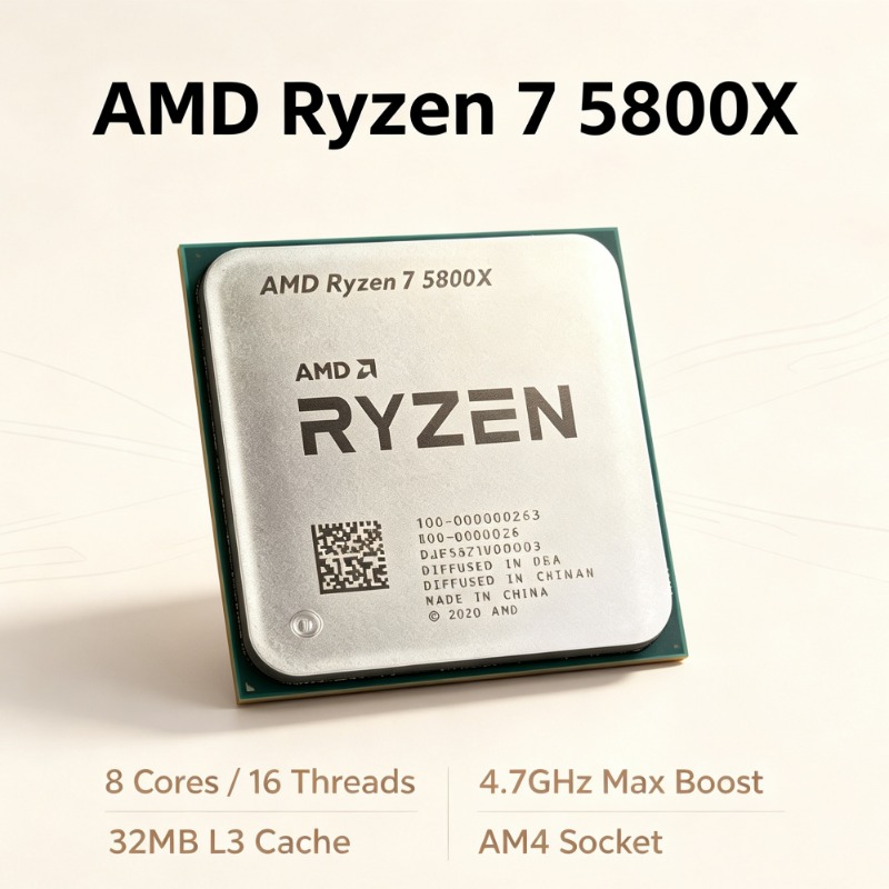 R7 5800X Masaüstü İşlemci Maks - Pc Gaming Desktop incelemesi ve fiyatı