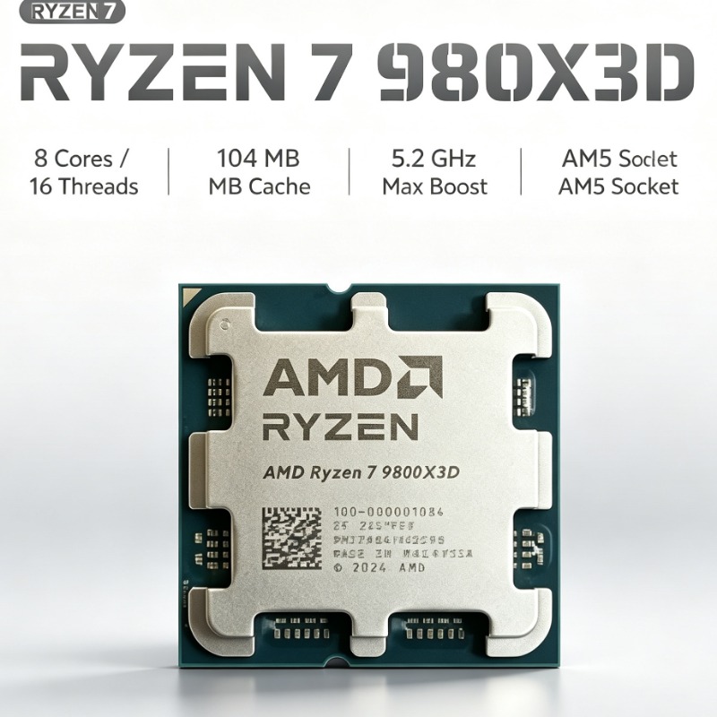 AMD Ryzen 7 9800X3D PC İşlemci - Pc Gaming Desktop incelemesi ve fiyatı