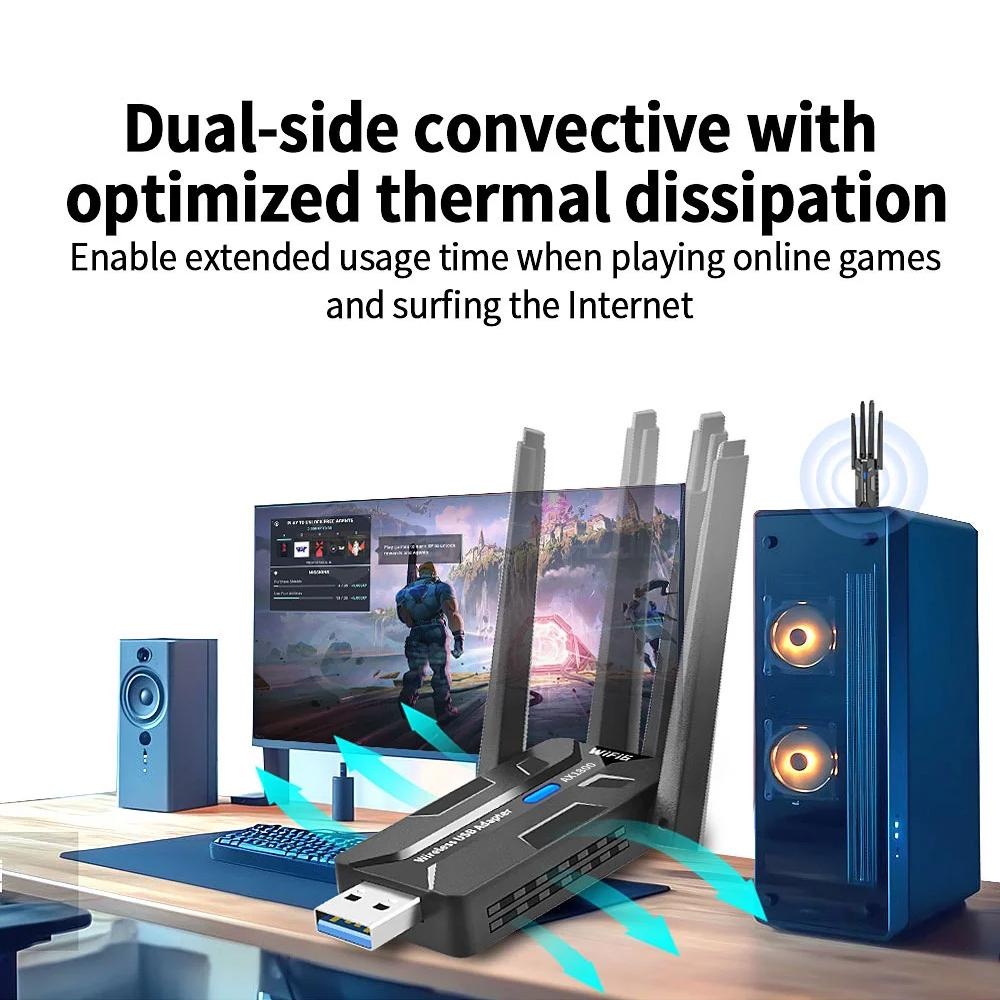 WiFi 6 USB 3.0 Adaptör 1800 Mb - Pc Gaming Graphics Card incelemesi ve fiyatı