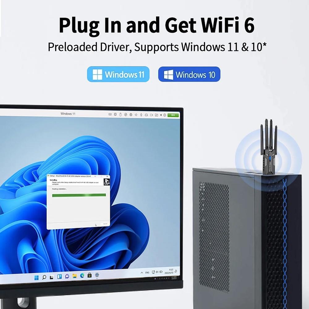 WiFi 6 USB 3.0 Adaptör 1800 Mb - Pc Gaming Graphics Card incelemesi ve fiyatı