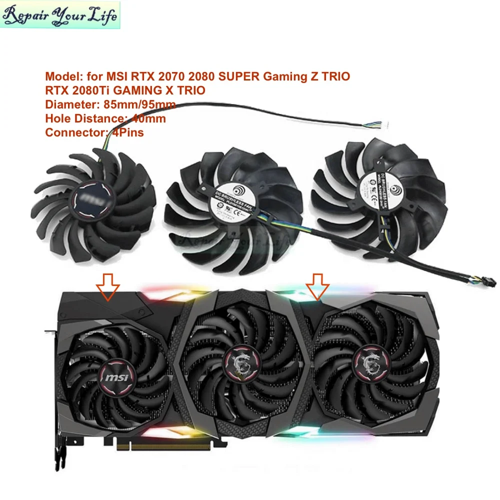 PC VGA Soğutma Fanı MSI RTX 20 - Pc Gaming Graphics Card incelemesi ve fiyatı